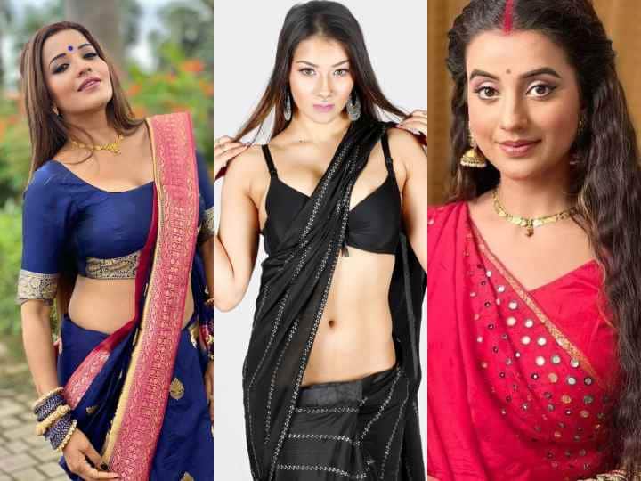 Bhojpuri Actress Saree Look: भोजपुरी हसीनाओं का डंका इन दिनों बॉलीवुड की खूबसूरत अदाकारा से भी ज्यादा बजता नजर आ रहा है.