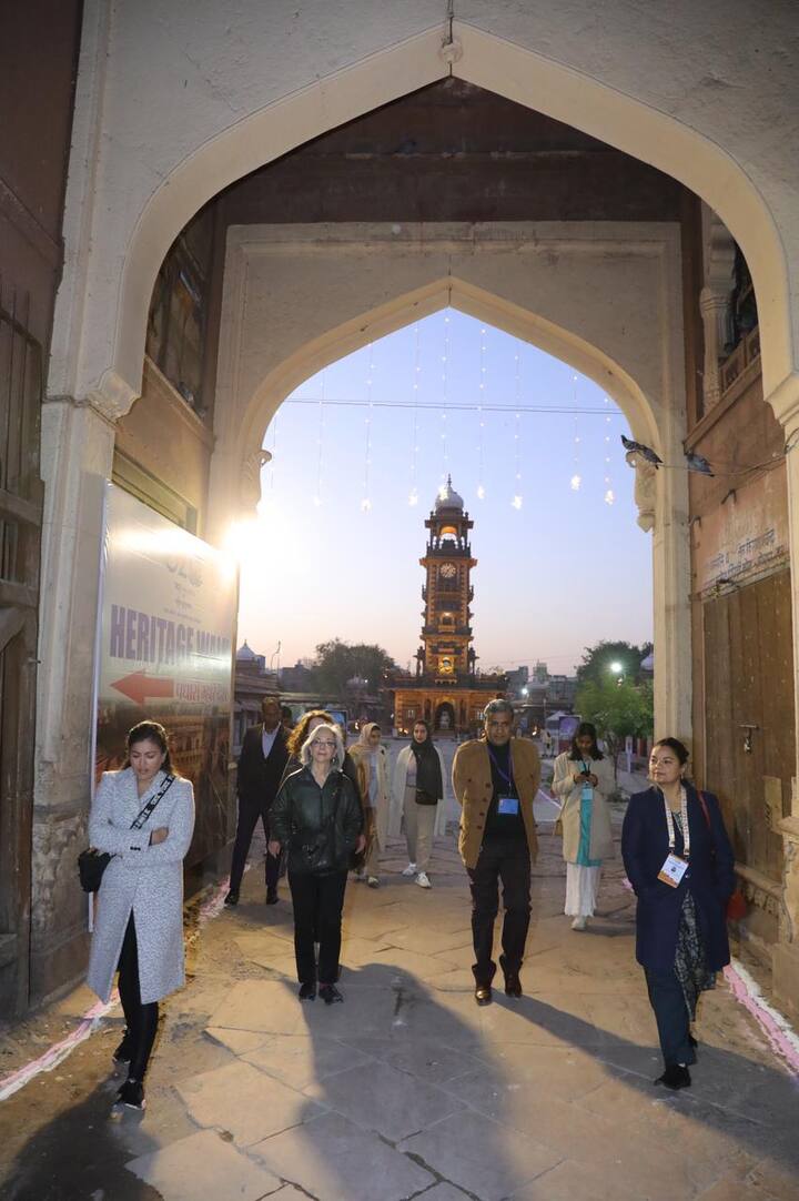 जी-20 सम्मेलन की दूसरी बैठक आज जोधपुर के इंडाना होटल में आयोजित हुई.