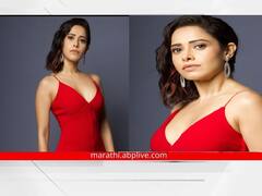 In Pics: लाल इश्क! लाल रंगाच्या ड्रेसमध्ये घायाळ करतं नुसरत सौंदर्य