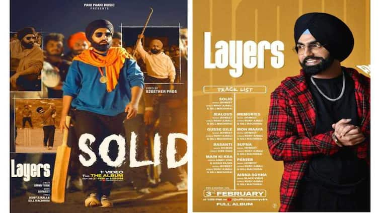 punjabi singer ammy virk releases first song solid poster from his album layerz watch here Ammy Virk: ਐਮੀ ਵਿਰਕ ਦੀ ਐਲਬਮ 'ਲੇਅਰਜ਼' ਦੇ ਪਹਿਲੇ ਗਾਣੇ 'ਸੌਲਿਡ' ਦਾ ਪੋਸਟਰ ਰਿਲੀਜ਼, ਅਲੱਗ ਅੰਦਾਜ਼ 'ਚ ਨਜ਼ਰ ਆਏ ਐਮੀ