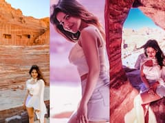 Iswarya Menon : ஜோர்டான் நாட்டில் குட்டி போட்டோஷூட் நடத்திய ஹிப் ஹாப் ஆதியின் நடிகை!