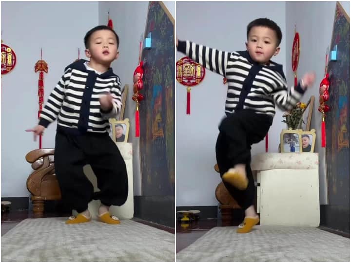 Shah Rukh Khan के गाने पर मजे से नाच रहा चीनी बच्चा, Video देखकर आपको भी मजा आ जाएगा Chinese kid dancing on Shahrukh khan movie Mohabbatein song viral video Shah Rukh Khan के गाने पर मजे से नाच रहा चीनी बच्चा, Video देखकर आपको भी मजा आ जाएगा