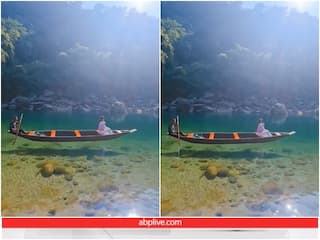 Video: कांच की तरह चमक रहा नदी का साफ पानी... आप भी रह जाएंगे हैरान, बहुत कम लोगों को हो रहा है यकीन