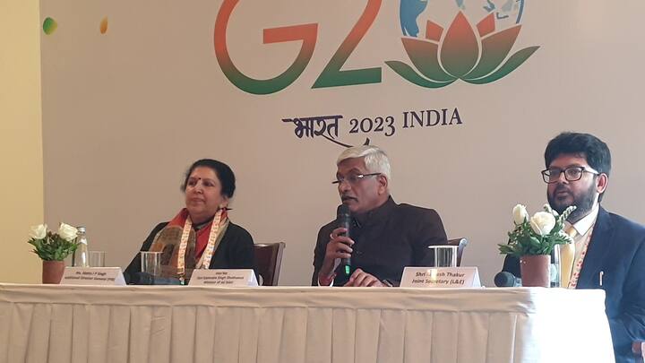 अर्जेंटीना, ऑस्ट्रेलिया, ब्राजील, कनाडा, चीन, फ्रांस, जर्मनी, इंडोनेशिया, इटली, जापान, कोरिया, मेक्सिको, रूस, सऊदी अरब, दक्षिण अफ्रीका, तुर्की यूनाइटेड किंगडम, संयुक्त राज्य अमेरिका और यूरोपीय संघ से डेलीगेट्स जी-20 बैठक में शामिल हुए हैं.