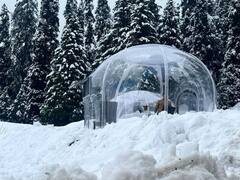 Jammu-Kashmir: चारों तरफ बर्फ ही बर्फ और बीच में ग्लास इग्लू, ऐसे रेस्टोरेंट की तस्वीरें पहले देखी नहीं होंगी कभी