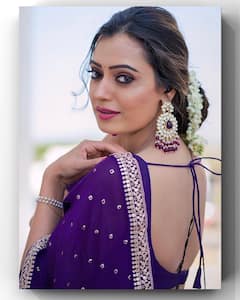 Anchor Sowmya Rao: బ్లూ శారీలో యాంకర్ సౌమ్య స్టన్నింగ్ లుక్స్