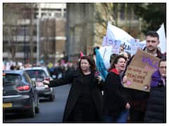 UK Sees Biggest Strike In Years As Several Workers Walk Off Jobs Over Pay & Working Conditions. In Pics
