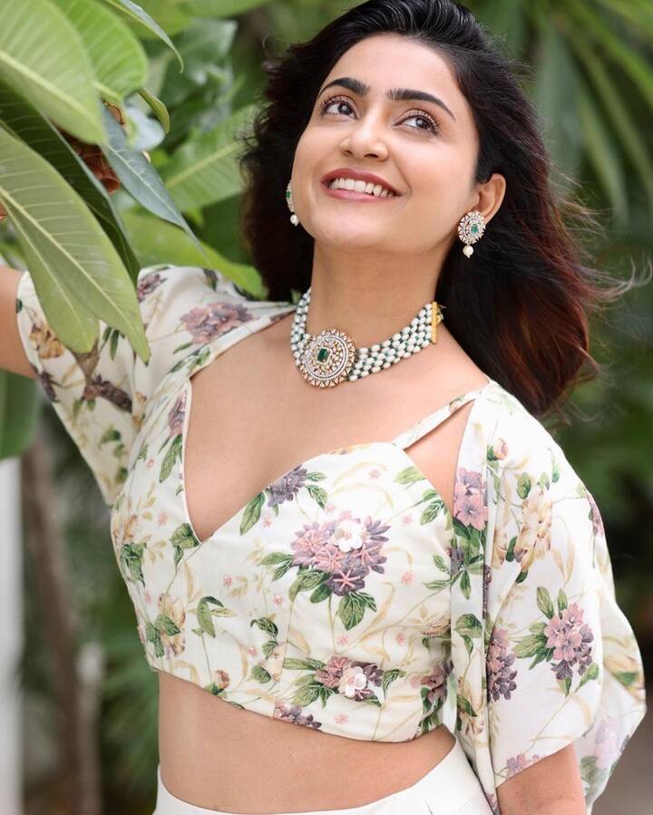 భీష్మ సినిమాలోని ఒక పాటలో తళుక్కున మెరిసింది.  Image Credit: Avantika Mishra/ Instagram