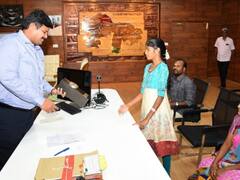 மத்திய அரசின் விருது வாங்கிய கரூர் ஆட்சியருக்கு மாணவி வாழ்த்து - நேரில் அழைத்து நன்றி