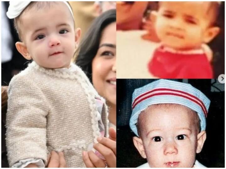 Priyanka Chopra Nick Jonas beautiful combination is Malti Marie Chopra Fans comparing their daughter with couple childhood pictures Malti Marie Chopra की फोटोज सामने आते ही वायरल हुईं निक-प्रियंका के बचपन की तस्वीरें, इनकी जेरॉक्स हैं बेटी