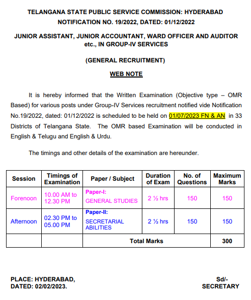 TSPSC Group4 Application: 8180 'గ్రూప్-4' ఉద్యోగాల దరఖాస్తుకు నేడే ఆఖరు, ఇప్పటికే 9 లక్షలు దాటిన దరఖాస్తుల సంఖ్య!