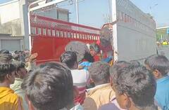 અમદાવાદમાં CTM પાસે રસ્તો ઓળગંતી યુવતીને ડમ્પરે ટક્કર મારતા ઘટના સ્થળે જ મોત