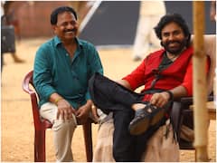 Pawan Kalyan Latest Stills : 'హరి హర వీర మల్లు' సెట్స్‌లో పవన్ కళ్యాణ్ నవ్వులు చూశారా?