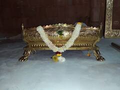 सांगलीमध्ये घडवली 35 किलो वजनाची सोनपितळेची पालखी