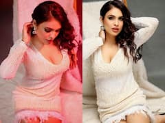 Neha Malik Photos: व्हाईट डीपनेक ड्रेसमध्ये नेहा मलिकचा बोल्ड अंदाज; फॉन्ट केली कर्वी फिगर