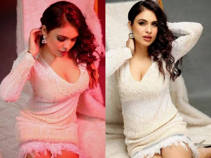 Neha Malik Hot Photos: भोजपुरी अभिनेत्री नेहा मलिक दररोज तिच्या बोल्ड फोटोंनी इंटरनेटवर धुमाकूळ घालत असते. अलीकडेच, अभिनेत्रीने पांढऱ्या डीपनेक ड्रेसमध्ये एक फोटोशूट केले आहे.