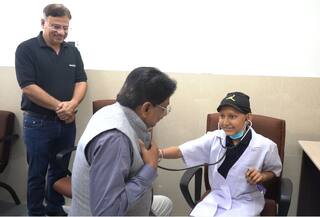 Aravalli: કેન્સરગ્રસ્ત બાળકની ડોક્ટર બનવાની ઈચ્છા આરોગ્યમંત્રીએ પુરી કરી, બાળક માટે ઋષિકેશ પટેલ ખુદ “દર્દી” બન્યા