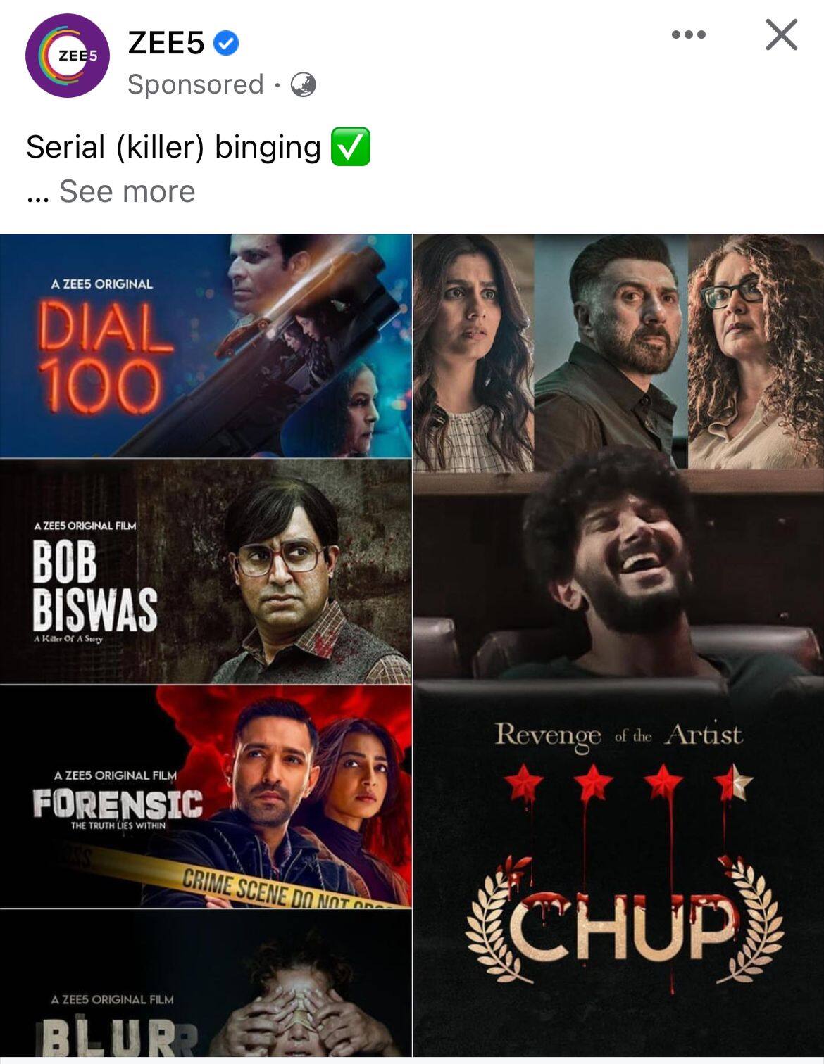 Serial Killer Thriller: 'चुप' से लेकर 'ब्लर' तक, जी 5 पर देखें सस्पेंस से भरपूर ये सीरियल किलर थ्रिलर