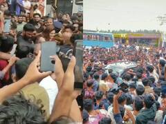 Actress Honey Rose: கடை திறப்பு விழாவுக்கு சென்ற பிரபல நடிகை மீது விழுந்த ரசிகர் கூட்டம்... வைரலாகும் வீடியோ..!