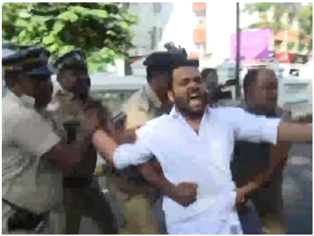 Youth Congress Members Detained For Staging Protest Against Kerala Budget: Watch
