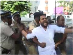 Youth Congress Members Detained For Staging Protest Against Kerala Budget: Watch