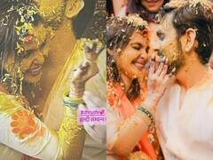 Chitrashi Rawat Wedding: हल्दी सेरेमनी में दूल्हे पर प्यार लुटाती नजर आईं 'चक दे' फेम चित्राशी रावत, सामने आई कपल की खूबसूरत तस्वीरें