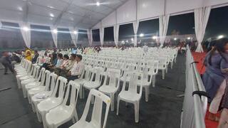 Akhil Bharatiya Marathi Sahitya Sammelan : साहित्य संमेलनात दुसऱ्या दिवशीही 90 टक्के खुर्च्या रिकाम्या; स्टॉल्सचा खर्चही निघेना, ग्रंथ विक्रेत्यांना फटका!