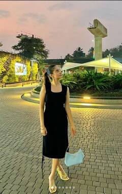 Anushka Sen: ਅਨੁਸ਼ਕਾ ਸੇਨ ਨੇ ਬਲੈਕ ਬਾਡੀਕੋਨ ਡਰੈੱਸ 'ਚ ਦਿੱਤੇ ਖੂਬਸੂਰਤ ਪੋਜ਼, ਦਿਖਾ ਗਲੈਮਰਸ ਅੰਦਾਜ