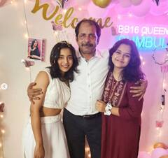Sumbul Touqeer का ग्रैंड वेलकम, बिग बॉस से बेघर होने के बाद पिता ने यूं किया अपनी परी का स्वागत