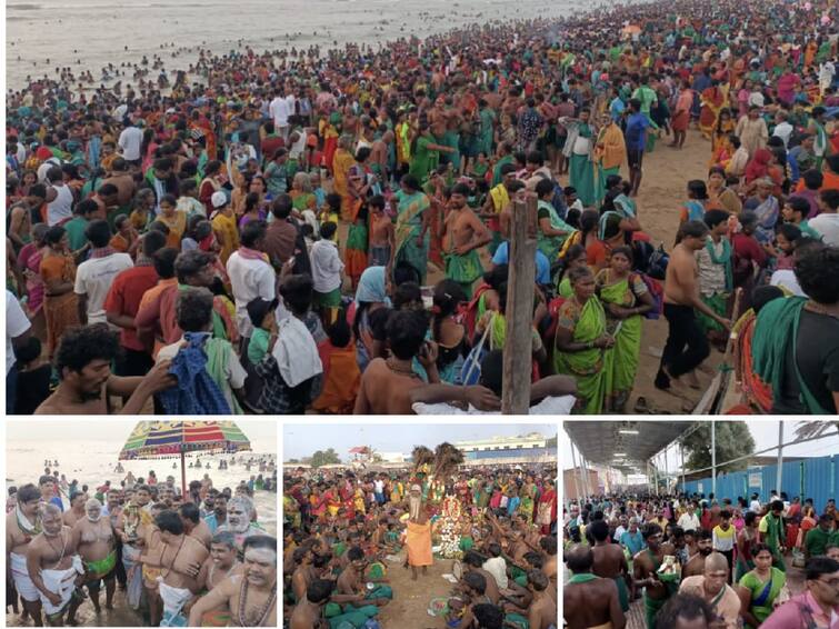 Thaipusam Festival at Subramania Swamy Temple- Tiruchendur flooded with devotees TNN சுப்பிரமணிய சுவாமி கோயில் தைப்பூசத் திருவிழா - பக்தர்கள் வெள்ளத்தில் திணறிய திருச்செந்தூர்