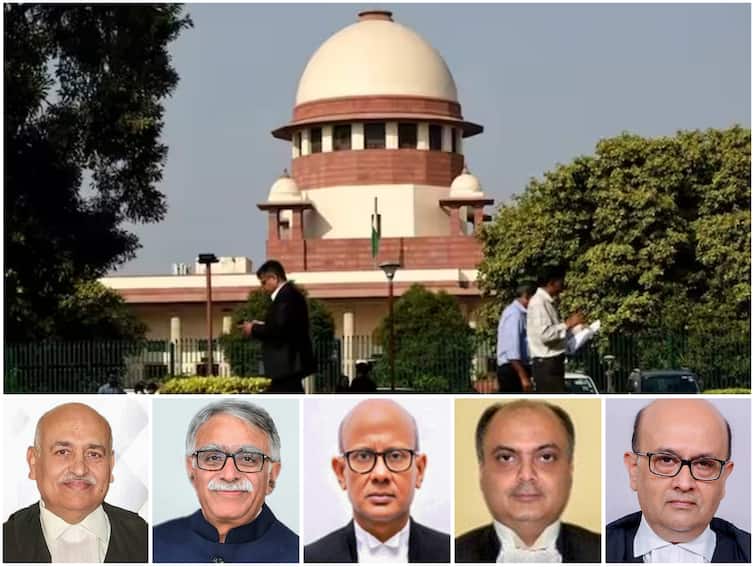 Supreme Court Judges Take Oath Pankaj Mithal Sanjay Karol PV Sanjay Kumar Ahsanuddin Amanullah Manoj Misra