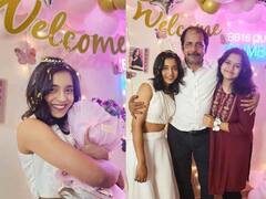 Sumbul Touqeer का ग्रैंड वेलकम, बिग बॉस से बेघर होने के बाद पिता ने यूं किया अपनी परी का स्वागत