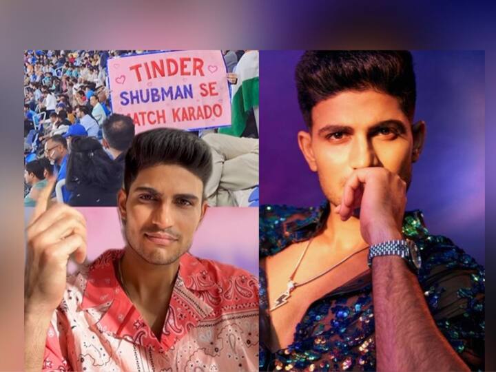Shubman Gill Instagram Post On Tinder Goes Viral says Tera Hero Idhar Hai Shubman Gill: शुभमन गिल कोणाला म्हणतोय, 'तेरा हिरो इधर है?' पोस्टनं वेधलं लक्ष