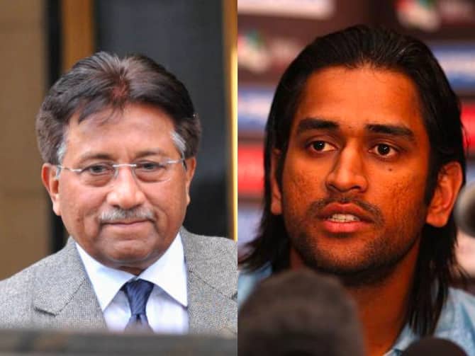 WATCH: When Ex-Pakistan Prez Pervez Musharraf Asked MS Dhoni To Not Cut His  Hair During
