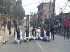 कटिहार पहुंचे थे CM नीतीश कुमार, सड़क पर बैठ गए महागठबंधन के विधायक, जानें मामला