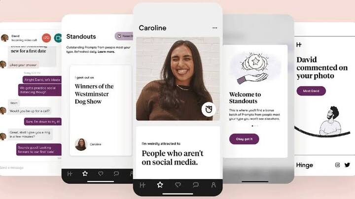 Hinge : हिंज भी एक डेटिंग ऐप है जिसे आप आज़मा सकते हैं. इसमें एक सिंपल यूजर इंटरफेस दिया गया है. आप एप पर प्रोफ़ाइल पिक और बायो को लाइक कर सकते हैं. इतना ही नहीं, यहां पर आप तस्वीरों और बायोस पर कमेंट भी कर सकते हैं. इससे आप अपनी पसंद के लोग तलाश सकते हैं.