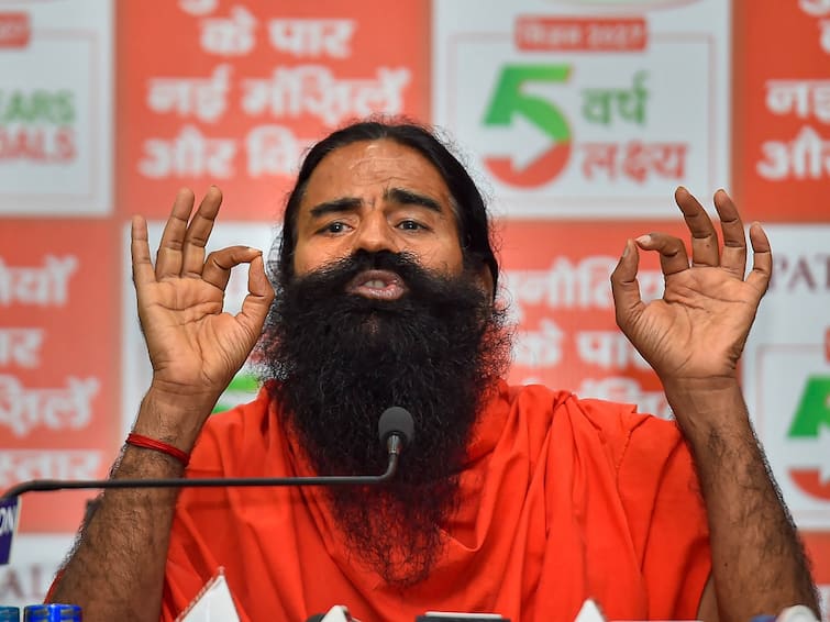 Ramdev Bihar Complaint filed against yog guru barbs at Muslims abducting Hindu women Rajasthan Barmer