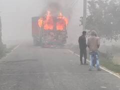 सीवान में ट्रक ने मैट्रिक की छात्रा को कुचला, मौत के बाद लोगों ने ट्रक में लगाई आग, पुलिस को भी खदेड़ा