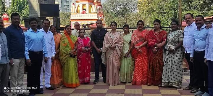 आज अश्विनी जगतापांनी मोरया गोसावी गणपती मंदिरात जाऊन दर्शन घेतलं.