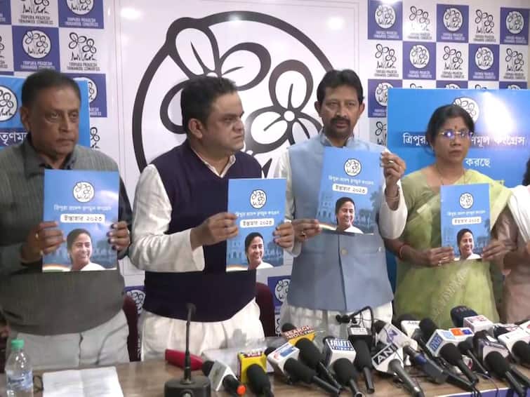 TMC Trinamool Congress Releases Election Manifesto For Tripura Polls 2023 Mamata Banerjee assembly election TMC Releases Election Manifesto For Tripura Polls 2023 In Agartala
