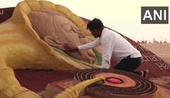 Lata Mangeshkar Death Anninversary: લતા મંગેશકરની પુણ્યતિથિ પર સેન્ડ આર્ટિસ્ટે બનાવી 6 ફૂટની પ્રતિકૃતિ, જાણો શું લખ્યું