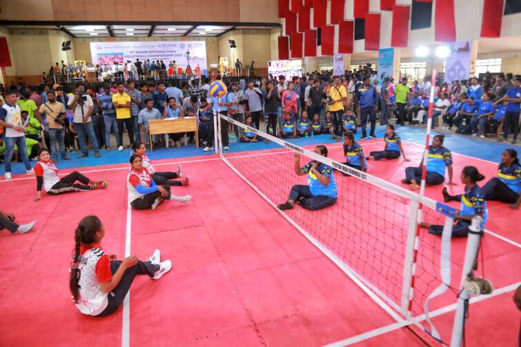 Rajasthan Women's Team tops All India Para Volleyball Tournament TNN அகில இந்திய பாரா வாலிபால் போட்டியில் ராஜஸ்தான் பெண்கள் அணி முதலிடம்
