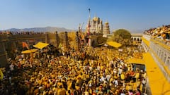 यळकोट यळकोट जय मल्हार! सासन काठ्यांच्या उत्सावासाठी लाखो भाविक जेजुरीत