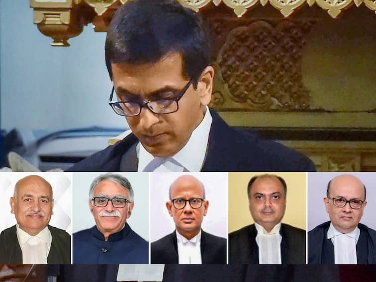 SC Gets 5 New Judges Through Collegium. CJI Chandrachud Administers Oath Of Office SC Gets 5 New Judges Through Collegium. CJI Chandrachud Administers Oath Of Office