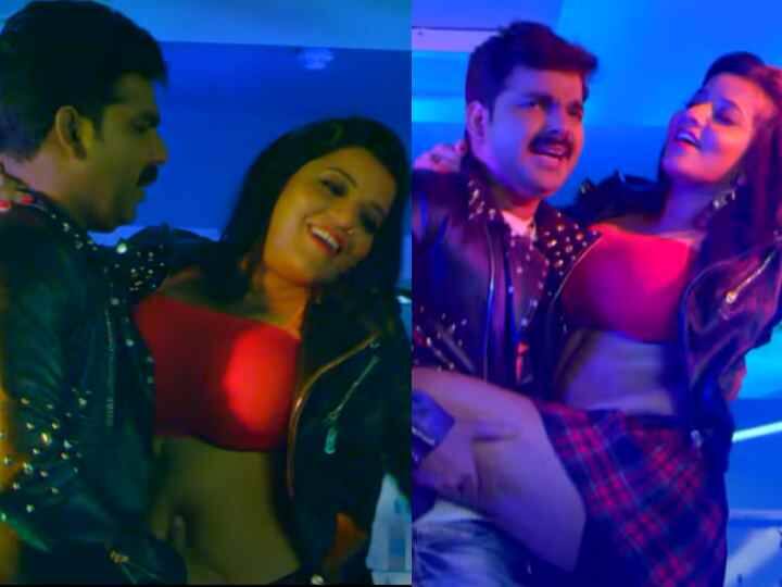 Pawan Singh Monalisa Sarkar Raj Bhojpuri party Song Gor Kariya Going Viral See their Romantic Video Bhojpuri Song: मिनी स्कर्ट पहने Monalisa ने की Pawan Singh के साथ पार्टी, 'गोर करिया' गाने को 80 मिलियन से ज्यादा व्यूज़ मिले