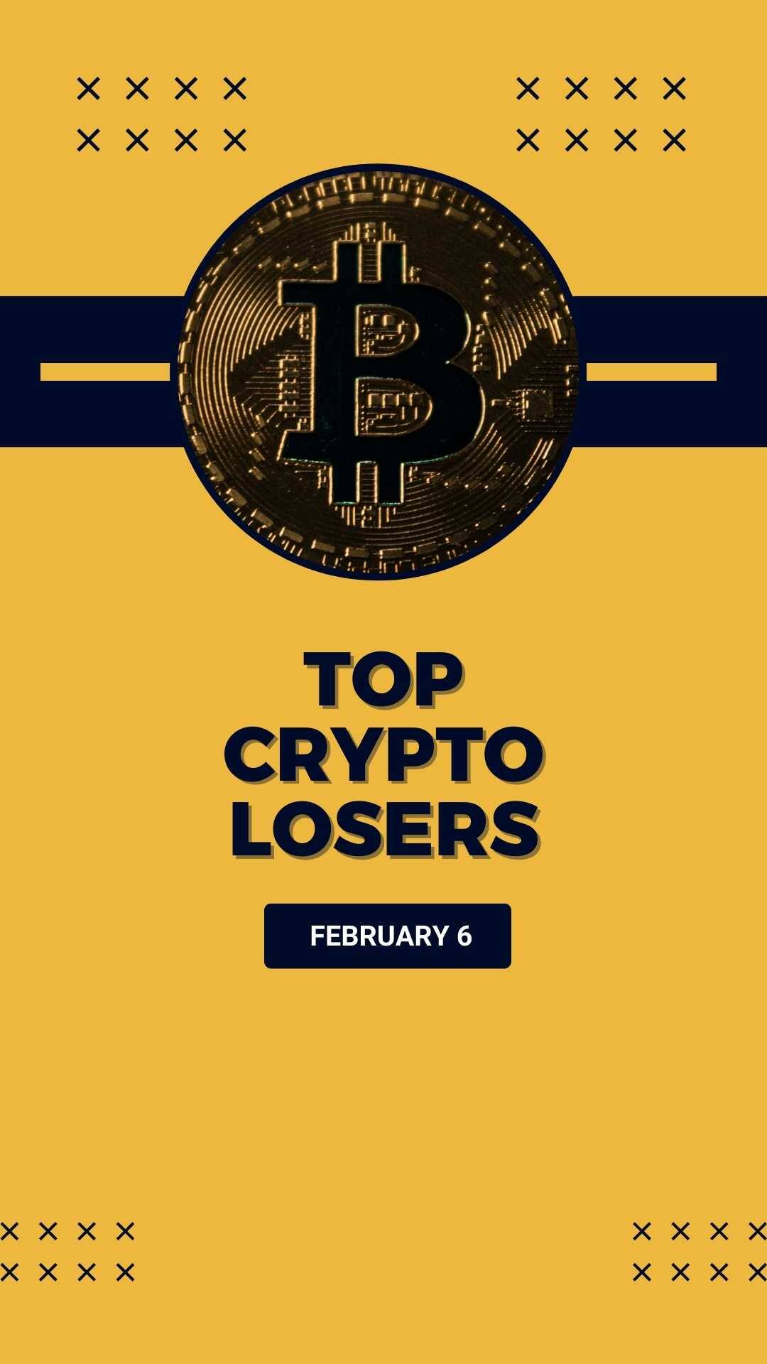 Top Crypto Losers Today