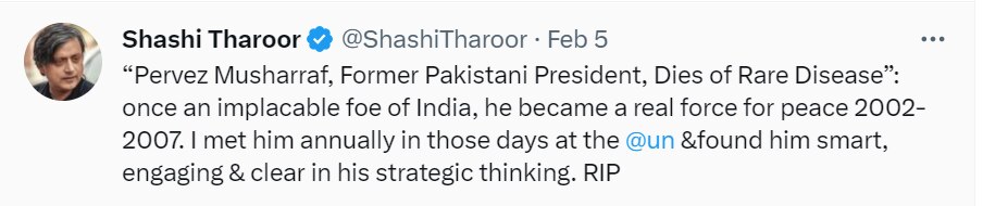 Don't Know Why BJP Is Attacking Vajpayee': Shashi Tharoor Amid Backlash Over Musharraf Tweet