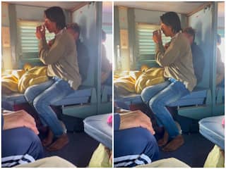 ट्रेन में सिगरेट पी रहा था शख्स, यात्री ने Video बनाकर ट्विटर पर कर दी शिकायत और फिर हुआ ये..