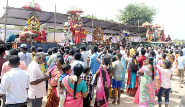 Thaipusam 2023: 6 Shiva Temples in Pudukottai District Sami's Theerthawari Program TNN Thaipusam 2023: புதுக்கோட்டை மாவட்டத்தில் 6 சிவன் கோவில்  சாமியின் தீர்த்தவாரி நிகழ்ச்சி