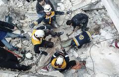 Teams Work Round The Clock To Rescue Survivors As Powerful Earthquakes Strike Turkey. In Pics